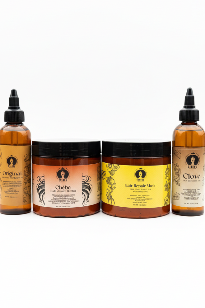 Intense Hair Growth & Repair Set | Strengthen, Moisturise & Restore Shine Haircare With  Mask, Oil And  Moisturizer