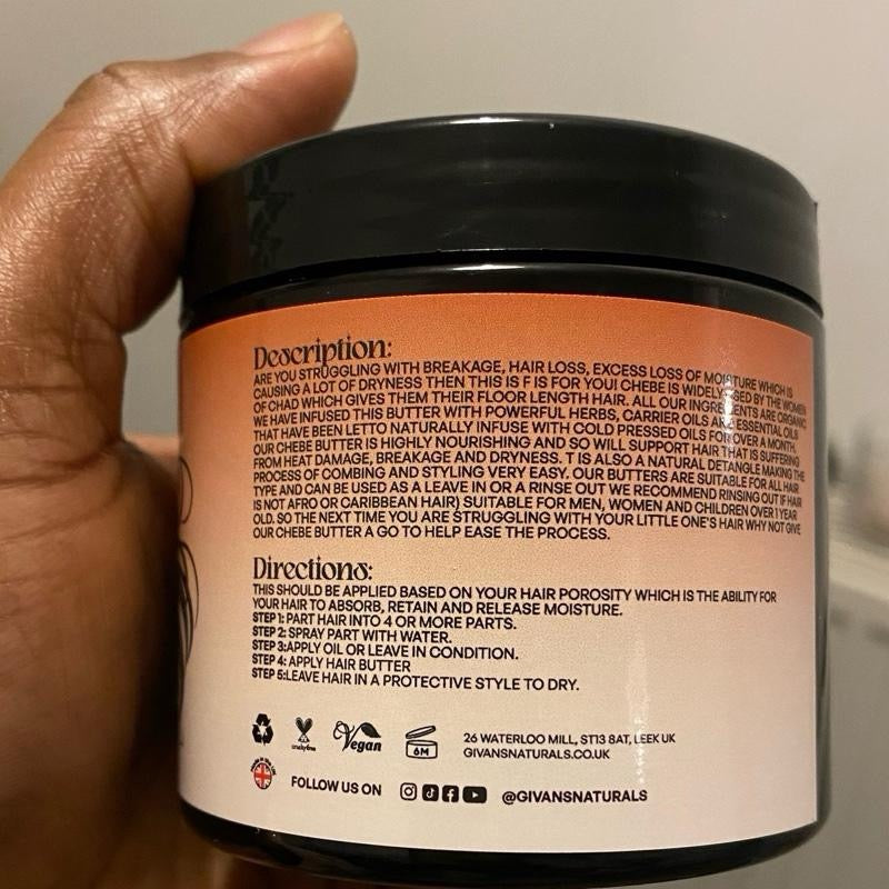 Chebe Hair Growth Butter With  Shea For Haircare Hydrate