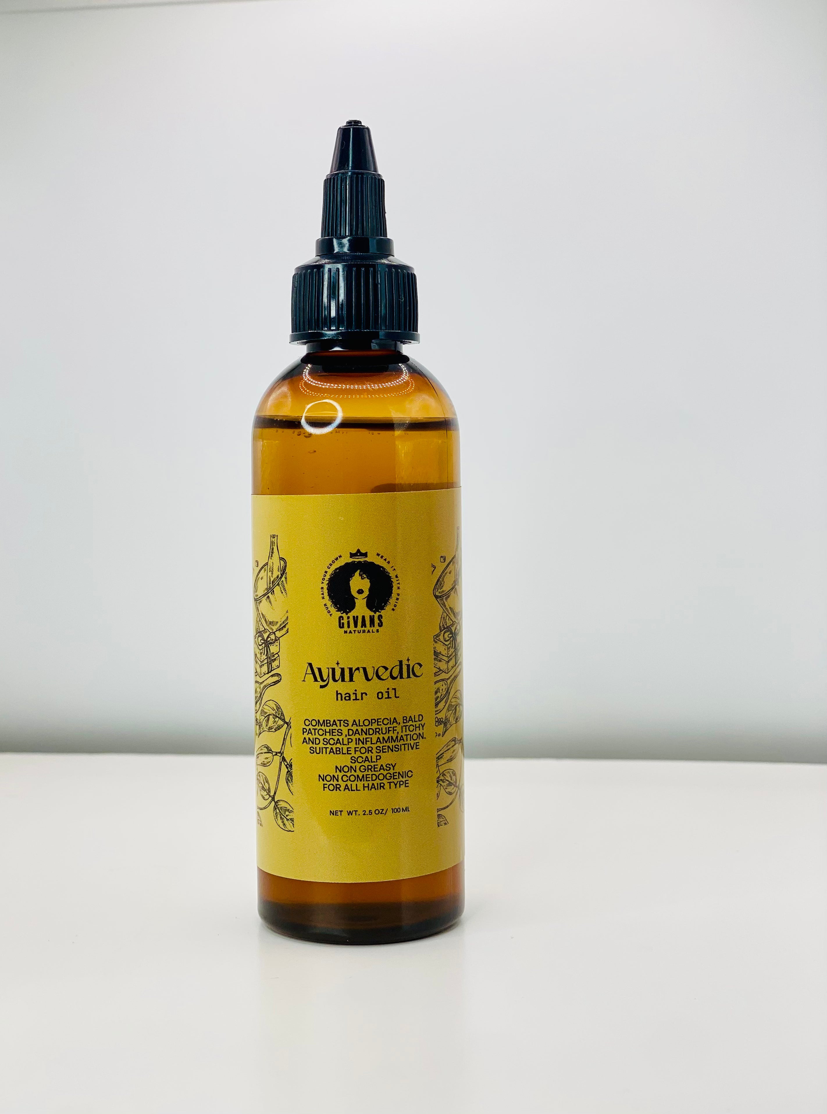 Herbal Ayurvedic Hair Growth Oil – Strengthen Roots & Stimulate Growth