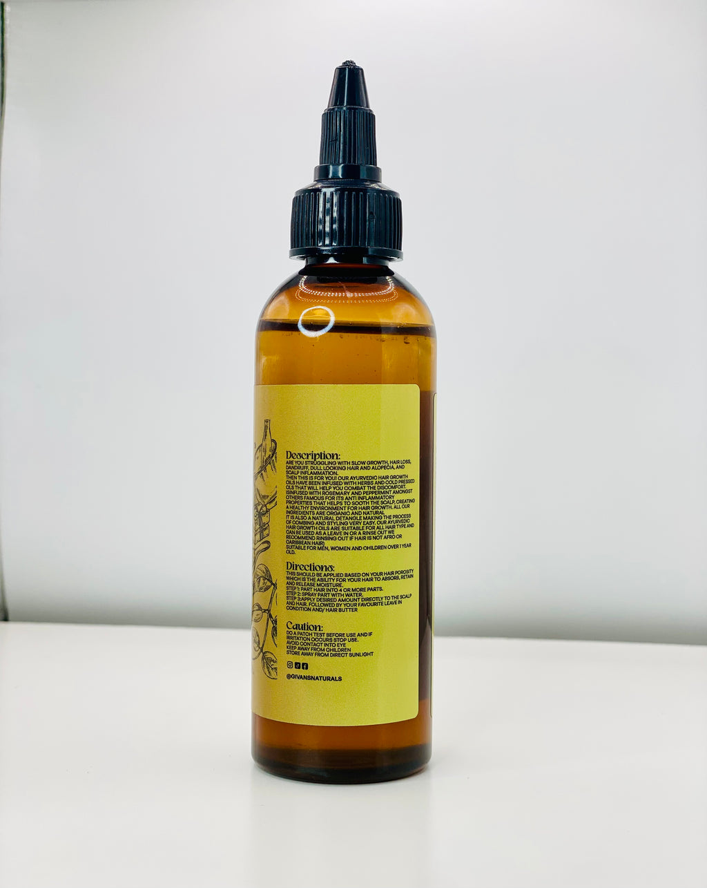 Herbal Ayurvedic Hair Growth Oil – Strengthen Roots & Stimulate Growth